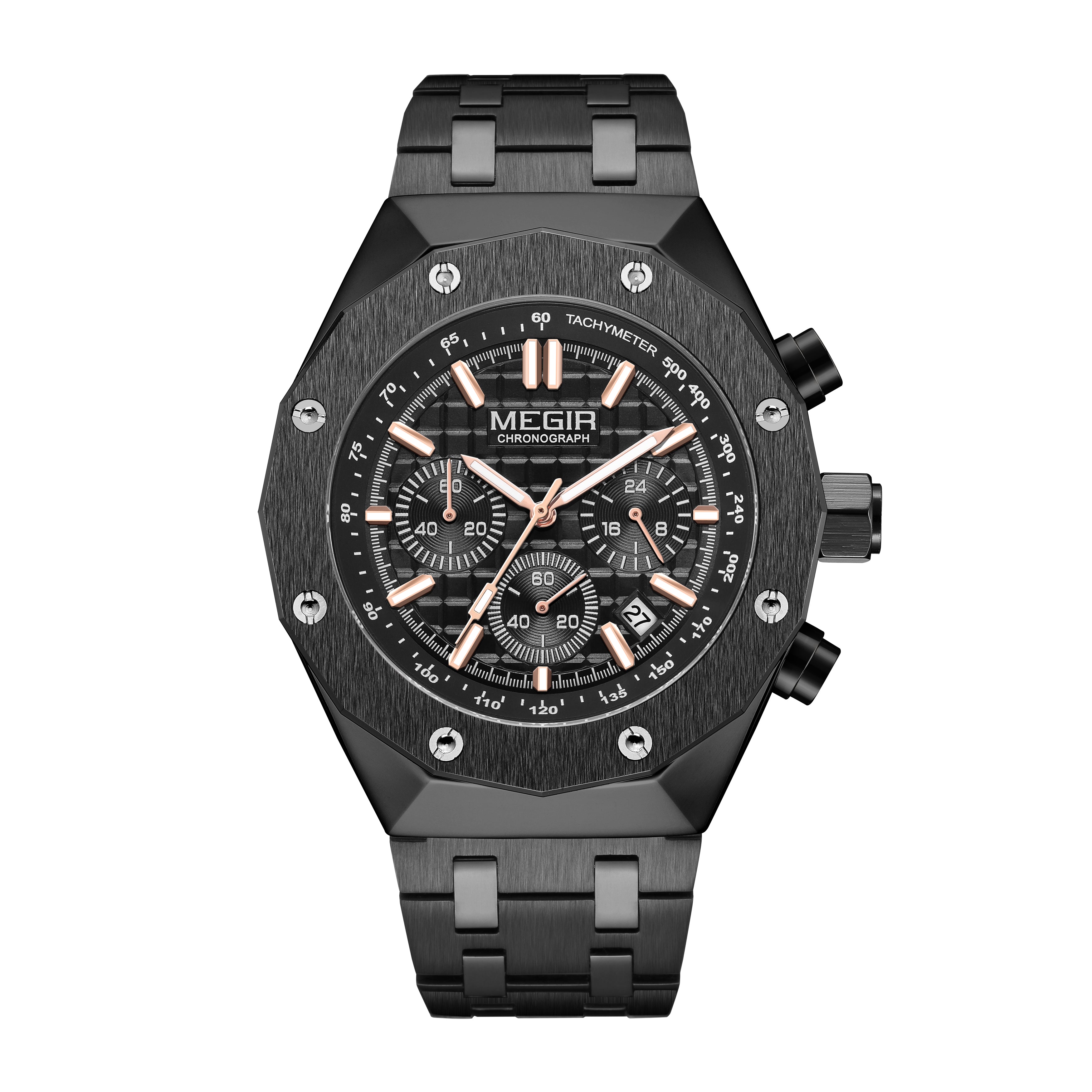 MEGIR Relogio Masculino Luxury Business Men Watches Fashion Military Watch Date Luminous Casual Quartz Wristwatch Man Clock 2213