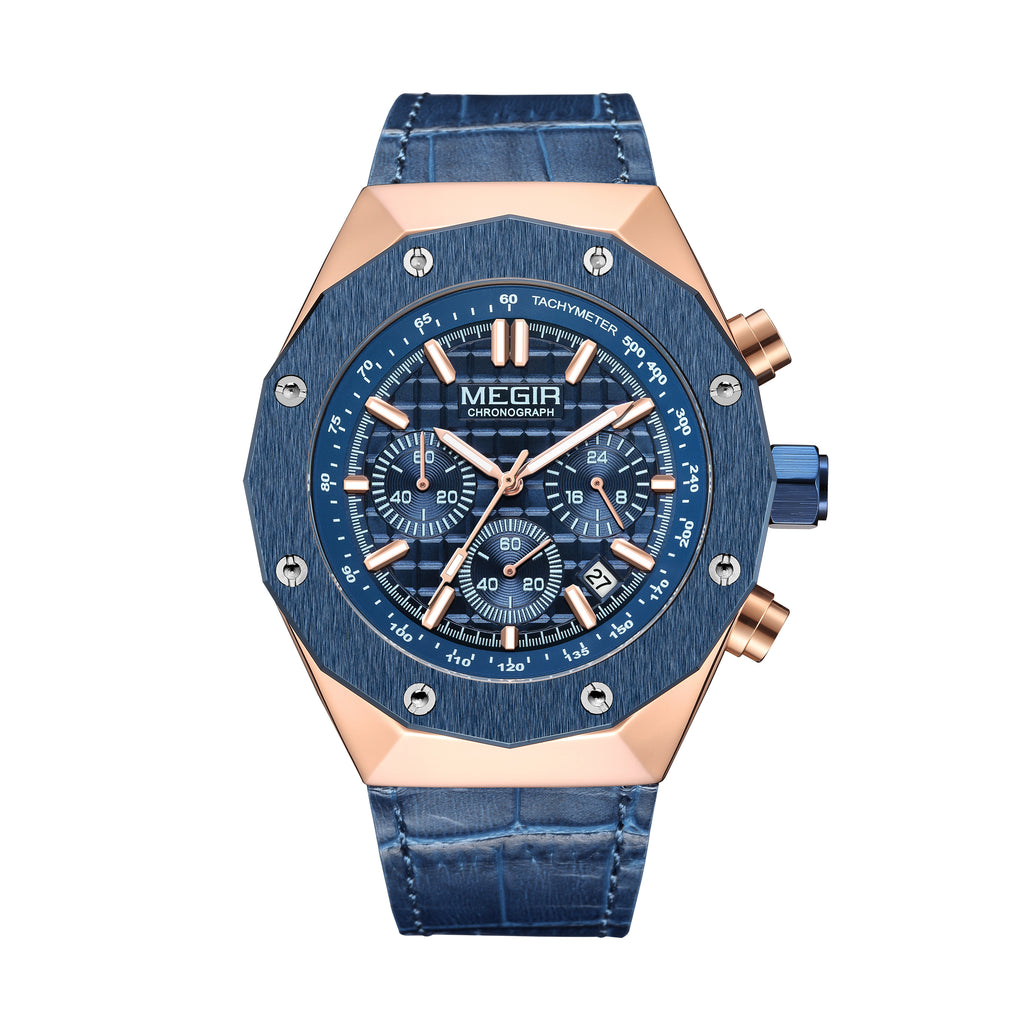 MEGIR Relogio Masculino Luxury Business Men Watches Fashion Military Watch Date Luminous Casual Quartz Wristwatch Man Clock 2213