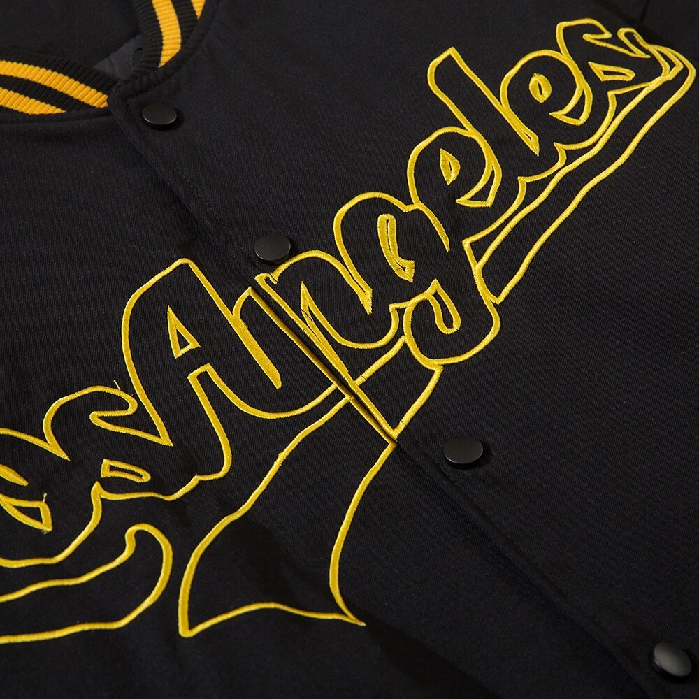 Baseball Jacket Men Letter Embroidery Single Breasted Oversize Fashion College Style Bomber Coats Men Streetwear Spring